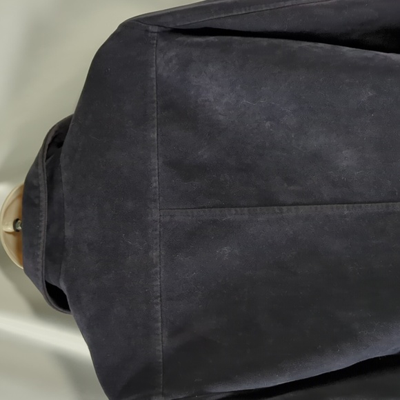 Levi's black Suede cropped Moto jacket size XS - Picture 9 of 11